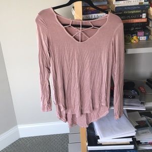 soft and sexy cross strap top